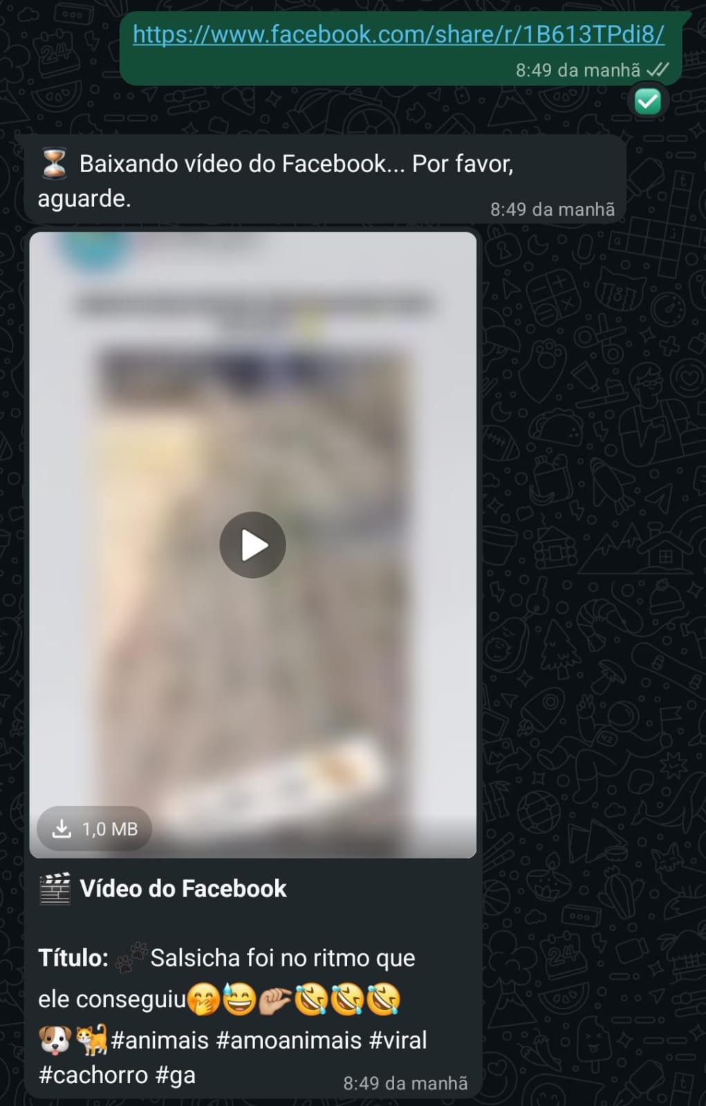 Exemplo de uso do Bot para interagir com a IA